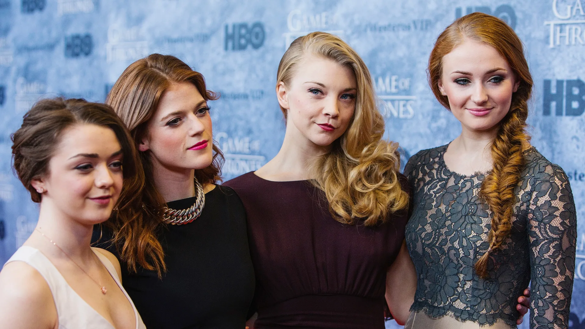 Game of Thrones, Maisie Williams, Rose Leslie, Natalie Dormer 1920x1080px 